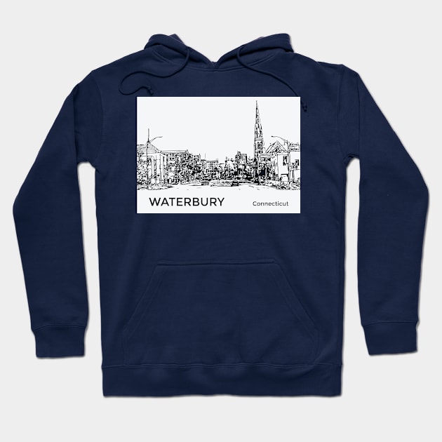 Waterbury Connecticut Hoodie by Lakeric